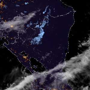 météo tropicale : Image satellite .