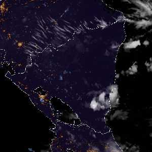 météo tropicale : Image satellite .