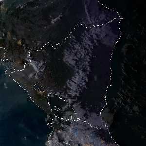 météo tropicale : Image satellite .