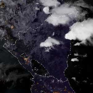 météo tropicale : Image satellite .