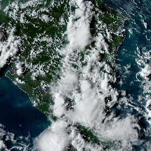météo tropicale : Image satellite .