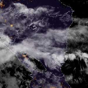 météo tropicale : Image satellite .