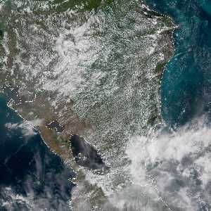 météo tropicale : Image satellite .