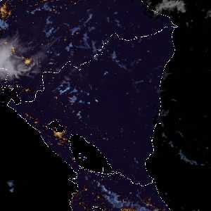météo tropicale : Image satellite .