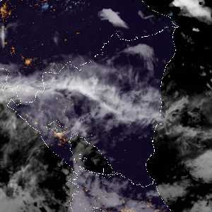 météo tropicale : Image satellite .