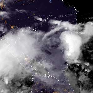 météo tropicale : Image satellite .