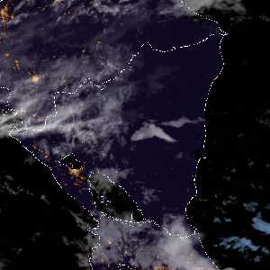 météo tropicale : Image satellite .