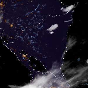météo tropicale : Image satellite .