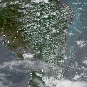 météo tropicale : Image satellite .