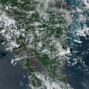 météo tropicale : Image satellite .