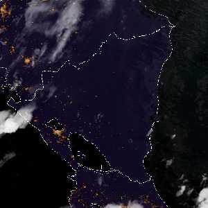 météo tropicale : Image satellite .