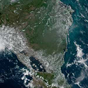 météo tropicale : Image satellite .