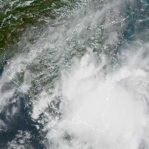 météo tropicale : Image satellite .