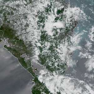 météo tropicale : Image satellite .