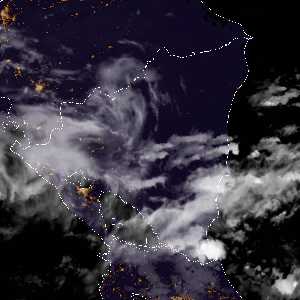 météo tropicale : Image satellite .