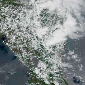 météo tropicale : Image satellite .