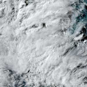 météo tropicale : Image satellite .