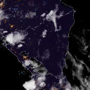 météo tropicale : Image satellite .