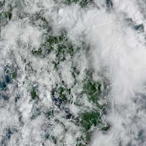 météo tropicale : Image satellite .