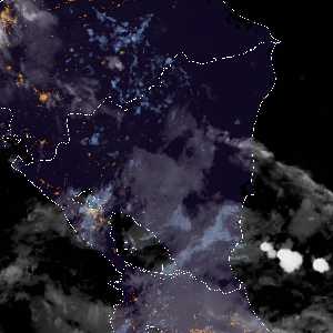 météo tropicale : Image satellite .