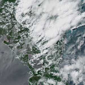 météo tropicale : Image satellite .