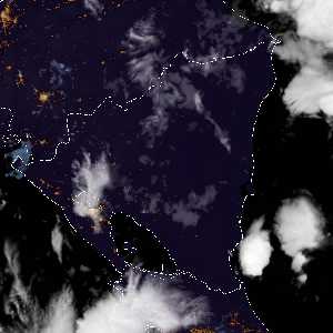 météo tropicale : Image satellite .