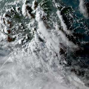 météo tropicale : Image satellite .