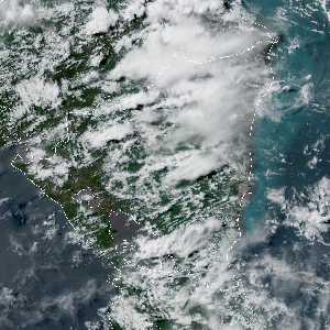 météo tropicale : Image satellite .