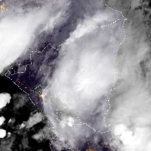 météo tropicale : Image satellite .