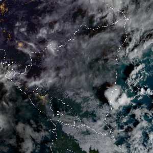 météo tropicale : Image satellite .