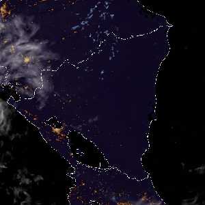météo tropicale : Image satellite .