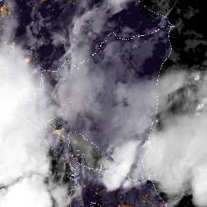 météo tropicale : Image satellite .