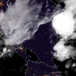 météo tropicale : Image satellite .