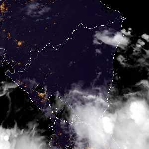 météo tropicale : Image satellite .
