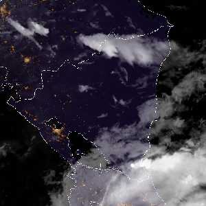 météo tropicale : Image satellite .