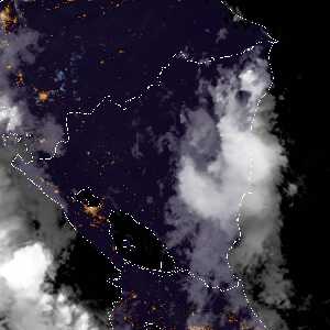 météo tropicale : Image satellite .