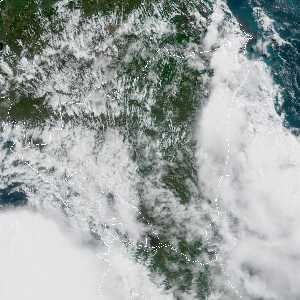météo tropicale : Image satellite .