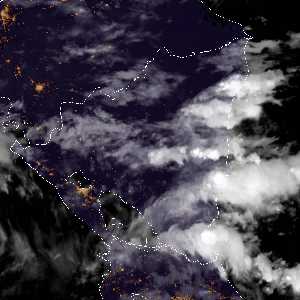 météo tropicale : Image satellite .