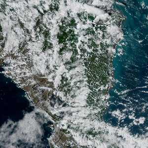 météo tropicale : Image satellite .