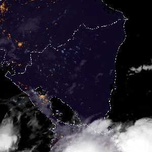 météo tropicale : Image satellite .
