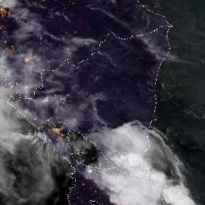 météo tropicale : Image satellite .