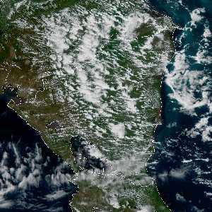 météo tropicale : Image satellite .