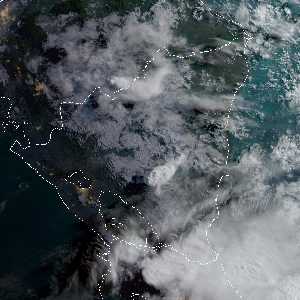 météo tropicale : Image satellite .