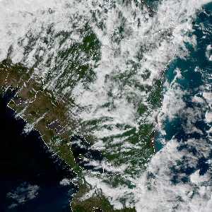 météo tropicale : Image satellite .