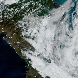 météo tropicale : Image satellite .
