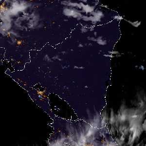 météo tropicale : Image satellite .