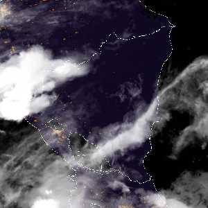 météo tropicale : Image satellite .
