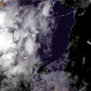 météo tropicale : Image satellite .