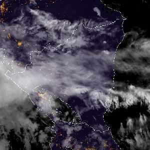 météo tropicale : Image satellite .