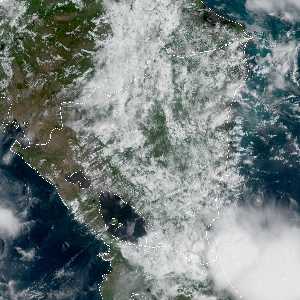 météo tropicale : Image satellite .